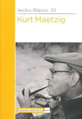 Akademie der Künste, Berlin |  Kurt Maetzig | Buch |  Sack Fachmedien