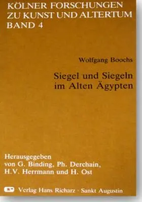Boochs |  Siegel und Siegeln im Alten Ägypten | Buch |  Sack Fachmedien