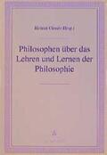 Girndt |  Philosophen über das Lehren und Lernen der Philosophie | Buch |  Sack Fachmedien