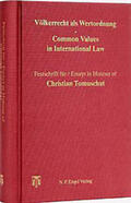 Dupuy / Fassbender / Shaw |  Völkerrecht als Wertordnung /Common Values in International Law | Buch |  Sack Fachmedien