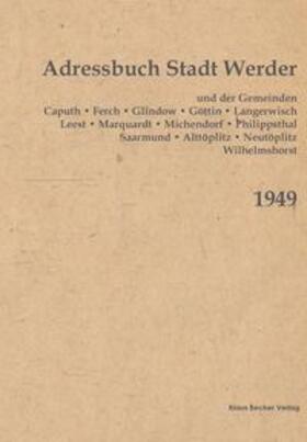 Becker | Adressbuch Werder und angrenzenden Gemeinden 1949 | Buch | sack.de