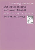 Suhrbier |  Zur Prosatheorie von Arno Schmidt | Buch |  Sack Fachmedien