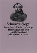 Schweikert |  Schwarze Siegel | Buch |  Sack Fachmedien