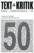 Arnold |  Ansichten und Auskünfte zur deutschen Literatur nach 1945 | Buch |  Sack Fachmedien