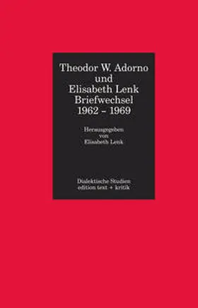  Theodor W. Adorno und Elisabeth Lenk | Buch |  Sack Fachmedien