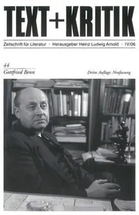  Gottfried Benn | Buch |  Sack Fachmedien