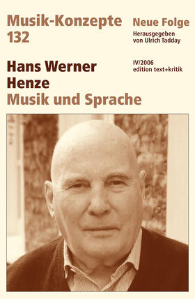 Tadday | Hans Werner Henze | Buch | 978-3-88377-830-3 | sack.de