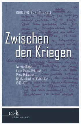 Schütt |  Zwischen den Kriegen | Buch |  Sack Fachmedien
