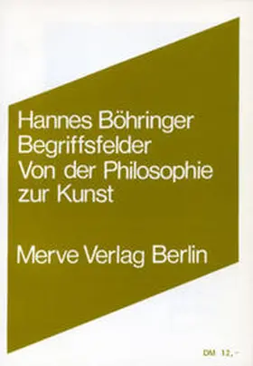 Böhringer |  Begriffsfelder | Buch |  Sack Fachmedien