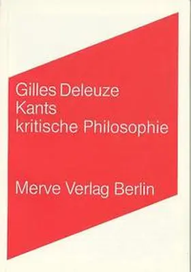 Deleuze |  Kants kritische Philosophie | Buch |  Sack Fachmedien