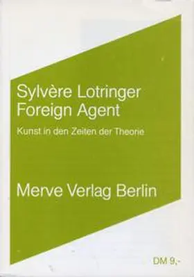 Lotringer |  Foreign Agent | Buch |  Sack Fachmedien