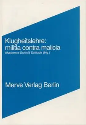 Baecker / Böhringer / Gachnang |  Klugheitslehre: Militia contra Malitia | Buch |  Sack Fachmedien