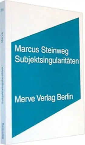 Steinweg |  Subjektsingularitäten | Buch |  Sack Fachmedien