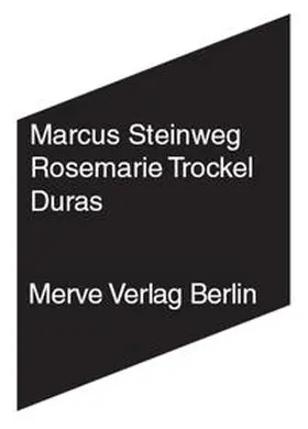 Steinweg / Trockel |  Duras | Buch |  Sack Fachmedien