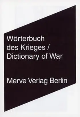 Multitude e.V. / Takeover |  Wörterbuch des Krieges /Dictionary of War | Buch |  Sack Fachmedien