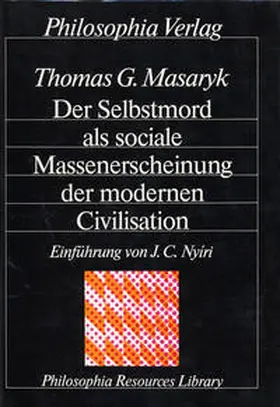 Masaryk |  Der Selbstmord als sociale Massenerscheinung der modernen Civilisation | Buch |  Sack Fachmedien
