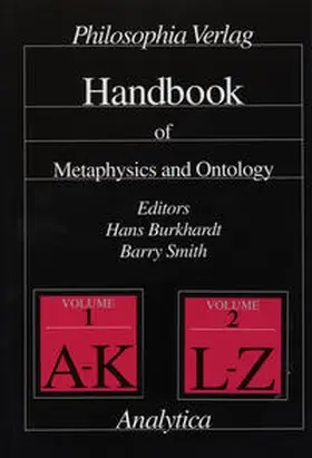 Burkhardt / Smith |  Handbook of Metaphysics and Ontology | Buch |  Sack Fachmedien