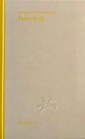 Heckmann / Buselmeier |  Fensterlyrik | Buch |  Sack Fachmedien