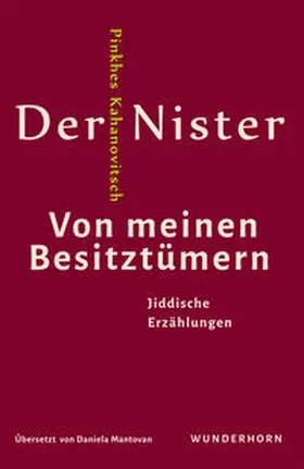 Der Nister / Nister |  Von meinen Besitztümern | Buch |  Sack Fachmedien