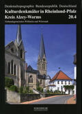 Westerhoff |  Denkmaltopographie Bundesrepublik Deutschland. Kulturdenkmäler in Rheinland Pfalz. Kreis Alzey-Worms | Buch |  Sack Fachmedien