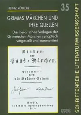 Rölleke |  Grimms Märchen und ihre Quellen | Buch |  Sack Fachmedien