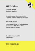 Brömme, / Busch / Rathgeb |  GI Edition Proceedings Band 270 BIOSIG 2017 Proceedings of the 16th International Conference of the Biometrics Special Interest Group | Buch |  Sack Fachmedien