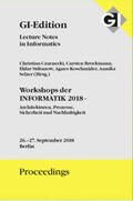 Czarnecki / Brockmann / Sultanow |  GI Edition Proceedings Band 285 Workshops der INFORMATIK 2018 | Sonstiges |  Sack Fachmedien
