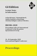Brömme / Busch / Dantcheva |  GI Edition Proceedings Band 306 "BIOSIG 2020" | Sonstiges |  Sack Fachmedien