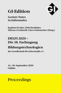 Zender / Ifenthaler / Leonhardt |  GI Edition Proceedings Band 308 "DELFI 2020" | Sonstiges |  Sack Fachmedien
