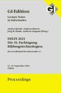 Kienle / Harre / Haake |  GI Edition Proceedings Band 316 DELFI 2021 | Buch |  Sack Fachmedien