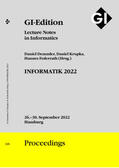 Demmler / Damer / Krupka |  GI Edition Proceedings Band 326 "INFORMATIK 2022" | Sonstiges |  Sack Fachmedien
