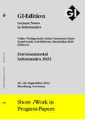 Wohlgemuth / Naumann / Arndt |  GI Edition Proceedings Band 328 "EnviroInfo 2022" | Sonstiges |  Sack Fachmedien