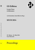 Schmolitzky / Klikovits |  GI Edition Proceedings Band 346 "SEUH 2024" | Sonstiges |  Sack Fachmedien
