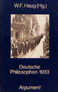 Haug |  Deutsche Philosophen 1933 | Buch |  Sack Fachmedien