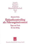 Orths / Hartmann |  Einkaufscontrolling als Führungsinstrument | Buch |  Sack Fachmedien