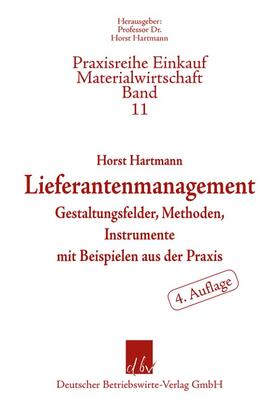 Hartmann | Lieferantenmanagement. | Buch | 978-3-88640-253-3 | sack.de