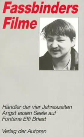 Fassbinder / Töteberg |  Fassbinders Filme Band 3 | Buch |  Sack Fachmedien