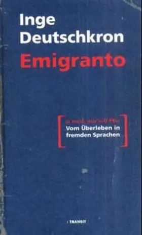 Deutschkron |  Emigranto | Buch |  Sack Fachmedien