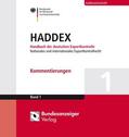 BAFA Bundesamt für Wirtschaft und Ausfuhrkontrolle / BAFA Bundesamt für Wirtschaft |  HADDEX Handbuch der deutschen Exportkontrolle | Loseblattwerk |  Sack Fachmedien