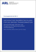 Hofmeister / Warner / Ott |  Nachhaltige Raumentwicklung für die große Transformation | Buch |  Sack Fachmedien