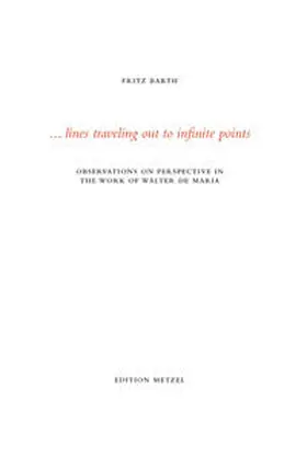 Barth |  „... lines travelling out to infinite points ...“ | Buch |  Sack Fachmedien