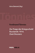 Tönnies / Bammé |  Frage der Kriegsschuld Russlands 1914 | Buch |  Sack Fachmedien
