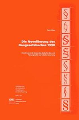 Felten | Die Novellierung des Baugesetzbuches 1998 | Buch | 978-3-89117-108-0 | sack.de