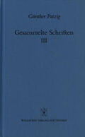 Patzig |  Patzig, G: Gesammelte Schriften / Aufsätze zur antiken Philo | Buch |  Sack Fachmedien