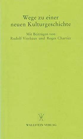 Lehmann | Wege zu einer neuen Kulturgeschichte | Buch | 978-3-89244-200-4 | sack.de