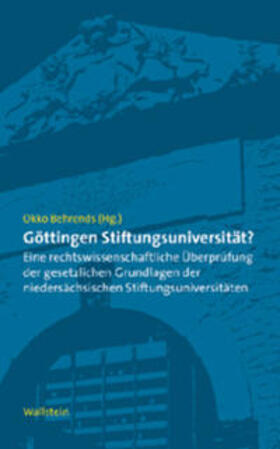Behrends | Göttingen Stiftungsuniversität? | Buch | 978-3-89244-712-2 | sack.de