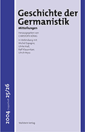 König / Lepper |  Geschichte der Germanistik. Mitteilungen | Buch |  Sack Fachmedien