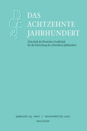 Zelle | Das achtzehnte Jahrhundert 29/1 | Buch | 978-3-89244-894-5 | sack.de