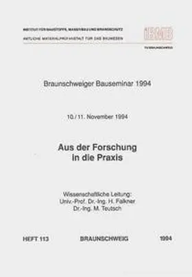 Falkner |  Aus der Forschung in die Praxis | Buch |  Sack Fachmedien