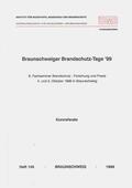 Hosser |  Braunschweiger Brandschutz-Tage '99: 8. Fachseminar Brandschutz - Forschung und Praxis | Buch |  Sack Fachmedien